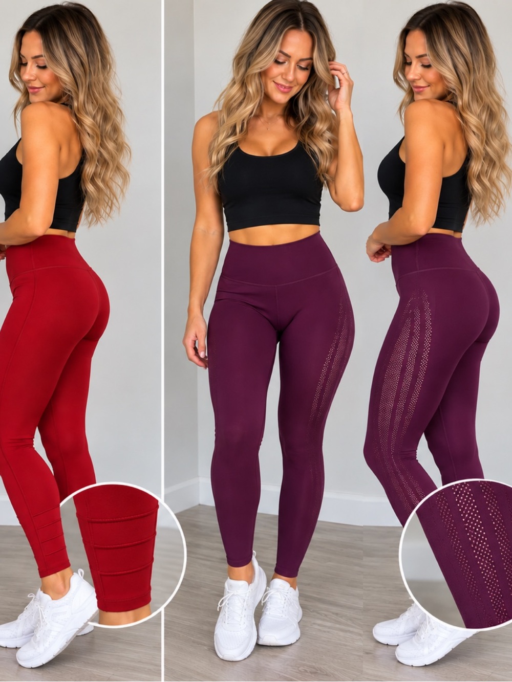2 Fabletics SculptKnit High-Waisted Leggings
